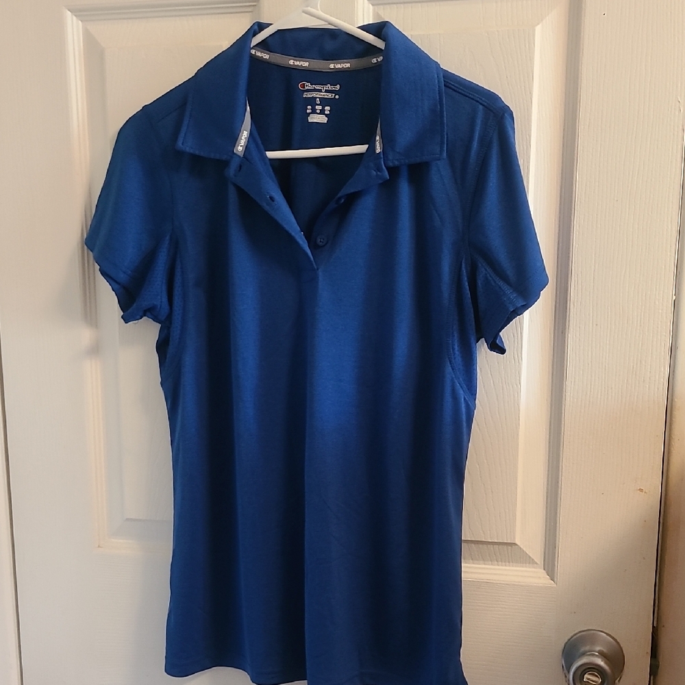 Champion Women's Royal Blue Button Down Shirt